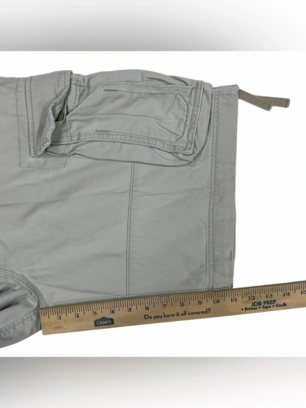 Vintage Abercrombie & Fitch Military Cargo Shorts Men 33 Beige Paratrooper Baggy